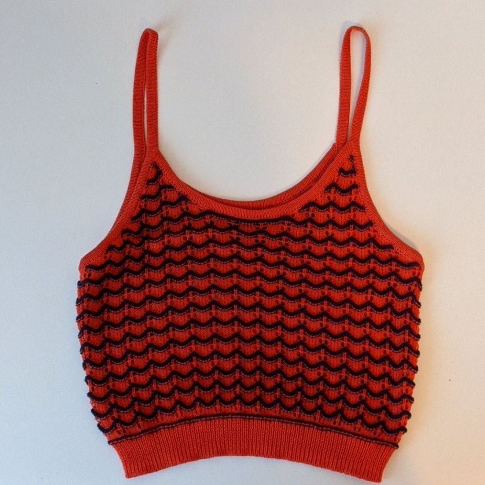 Woven crop top